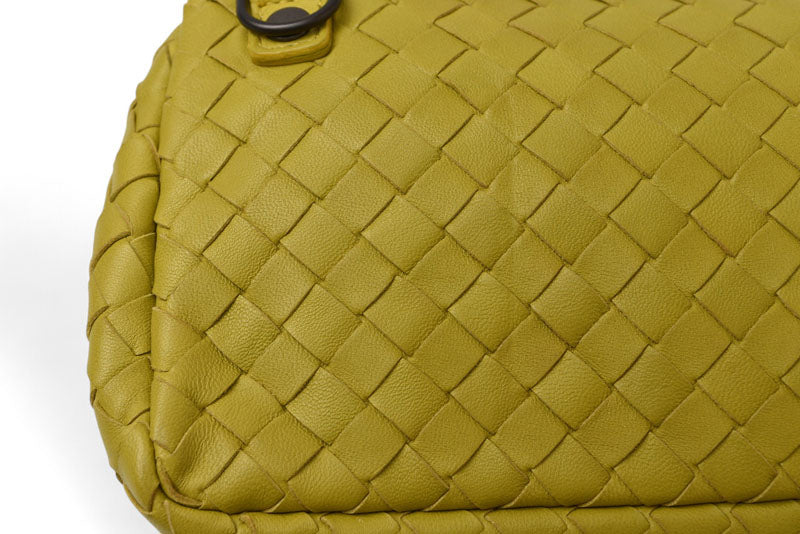 ボッテガヴェネタ ショルダーバッグ/クラッチバッグ 2way BOTTEGA VENETA ショルダーチェーン付 マスタード【中古】