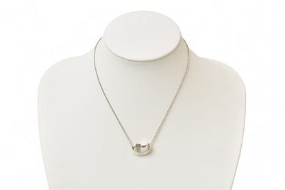 ティファニー ネックレス/ペンダント シルバー TIFFANY&Co. エルサ・ペレッティ ン ビーンモチーフ 幅2.0cm【中古】
