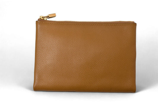 エルメス カードケース/コインケース/ミニポーチ HERMES フラット アトゥー PM レザー Ｄ刻 ブラウン/パープル【中古】