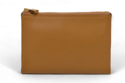 エルメス カードケース/コインケース/ミニポーチ HERMES フラット アトゥー PM レザー Ｄ刻 ブラウン/パープル【中古】