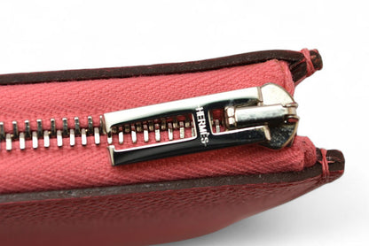 エルメス 財布/ミニポーチ HERMES リミックス コンバイン デュオ A刻印 ローズアザレ/オレンジポピー【中古】