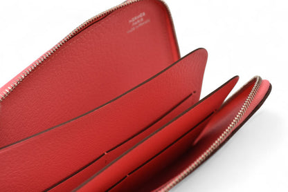 エルメス 財布/ミニポーチ HERMES リミックス コンバイン デュオ A刻印 ローズアザレ/オレンジポピー【中古】
