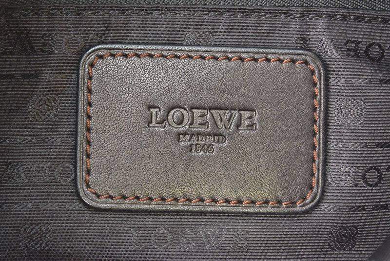 ロエベ ショルダーバッグ/クロスボディ アナグラム LOEWE バッグ ダークブラウン ヴィンテージ【中古】