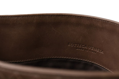 ボッテガヴェネタ ショルダーバッグ/メッセンジャーバッグ BOTTEGA VENETA クロスボディ イントレチャートVN ライトブラウン 172726【中古】