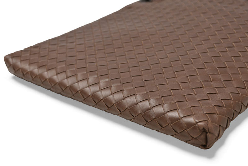 ボッテガヴェネタ ショルダーバッグ/メッセンジャーバッグ BOTTEGA VENETA クロスボディ イントレチャートVN ライトブラウン 172726【中古】