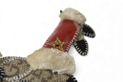 グッチ キーリング/キーホルダー GUCCI ストラップ/チャーム クリスマス限定 サンタ/グッチョリ GGプラス チワワ ドッグモチーフ【中古】