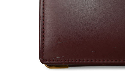 カルティエ 折財布/二つ折り財布 ヴィンテージ Cartier メンズ マスト ドゥ カルティエ ボルドー 73184192【中古】