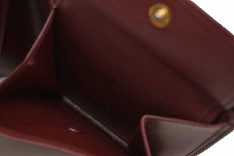 カルティエ 折財布/二つ折り財布 ヴィンテージ Cartier メンズ マスト ドゥ カルティエ ボルドー 73184192【中古】