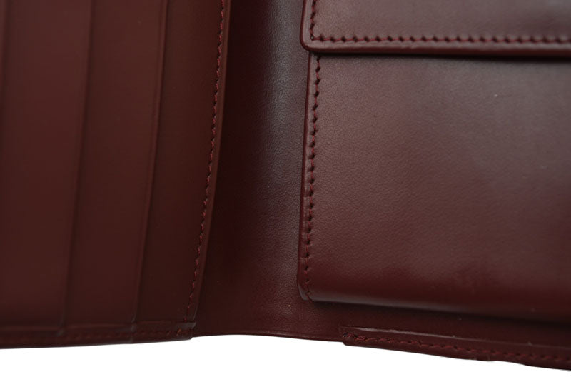 カルティエ 折財布/二つ折り財布 ヴィンテージ Cartier メンズ マスト ドゥ カルティエ ボルドー 73184192【中古】
