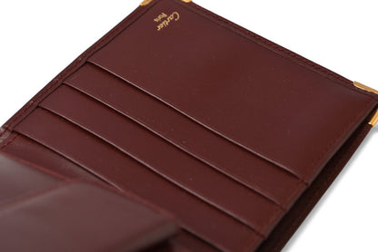 カルティエ 折財布/二つ折り財布 ヴィンテージ Cartier メンズ マスト ドゥ カルティエ ボルドー 73184192【中古】