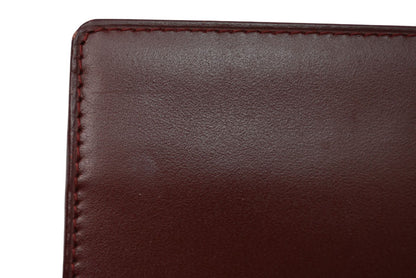 カルティエ 折財布/二つ折り財布 ヴィンテージ Cartier メンズ マスト ドゥ カルティエ ボルドー 73184192【中古】