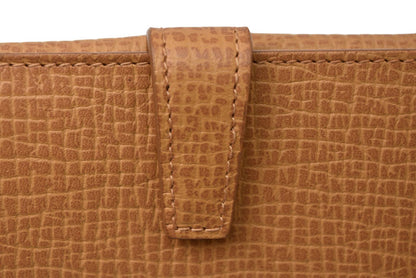 ロエベ 財布 LOEWE 三つ折り財布 アナグラム トリフォルド キャラメル【中古】