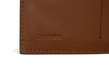 ロエベ 財布 LOEWE 三つ折り財布 アナグラム トリフォルド キャラメル【中古】