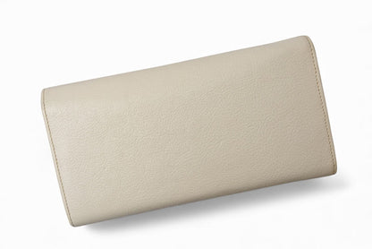 カルティエ 財布 Cartier 長財布 マルチェロ 2C パンチングロゴ ホワイト【中古】