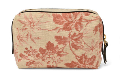 グッチ ポーチ 日本限定 未使用 GUCCI GGマーモント/ハーバーリウム 化粧ポーチ フラワー/リボン ホワイト/ピンク 442690【中古】
