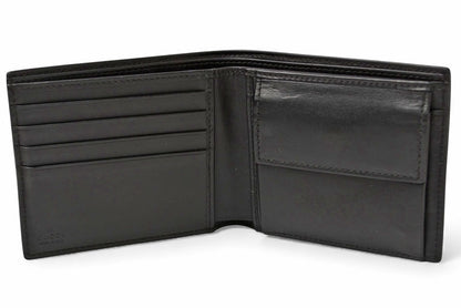 グッチ 財布/二つ折り財布 GUCCI メンズ 財布 GGスプリーム ニューウェブ シェリーライン PVC GG/グレー ネイビー/レッド 408826【中古】