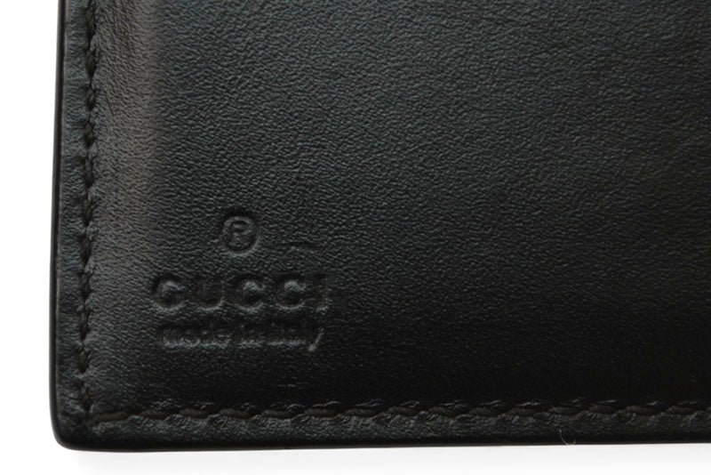 グッチ 財布/二つ折り財布 GUCCI メンズ 財布 GGスプリーム ニューウェブ シェリーライン PVC GG/グレー ネイビー/レッド 408826【中古】