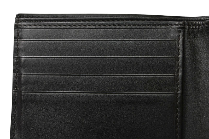 グッチ 財布/二つ折り財布 GUCCI メンズ 財布 GGスプリーム ニューウェブ シェリーライン PVC GG/グレー ネイビー/レッド 408826【中古】