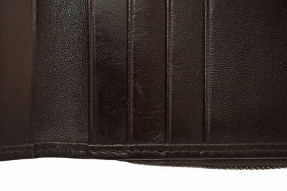 フェンディ 財布/二つ折 FENDI ファスナー式折財布 ZUCCA/ズッカ柄 ブラウン【中古】