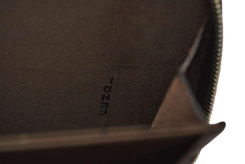 フェンディ 財布/二つ折 FENDI ファスナー式折財布 ZUCCA/ズッカ柄 ブラウン【中古】