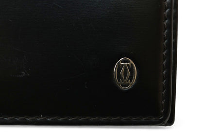 カルティエ カードケース/名刺入れ/パスケース Cartier パシャ パスケース カーフ レザー ブラック シルバー金具 L3000132