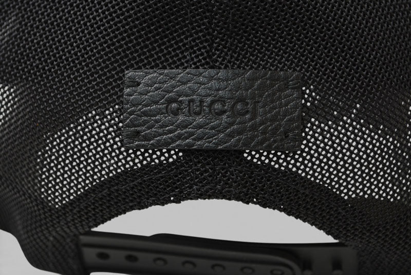 グッチ ベースボールキャップ/帽子 GUCCI GGブラック 510950 4HD47 1000 Mサイズ/58cm【中古】