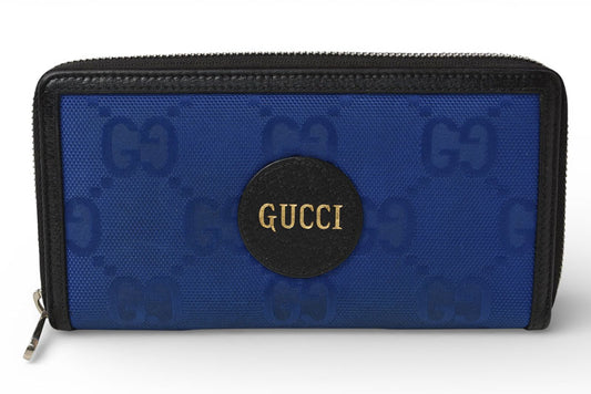 グッチ 財布 GUCCI 長財布/ラウンドファスナー式 長財布 Off The Grid/オフザグリッド 625576 ブルー/ブラック【中古】