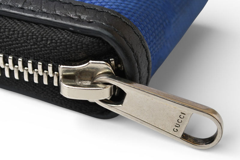グッチ 財布 GUCCI 長財布/ラウンドファスナー式 長財布 Off The Grid/オフザグリッド 625576 ブルー/ブラック【中古】