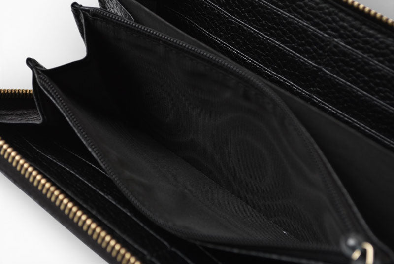 グッチ 財布 GUCCI 長財布/ソーホー インターロッキングG ブラック ラウンドファスナー 598187【中古】