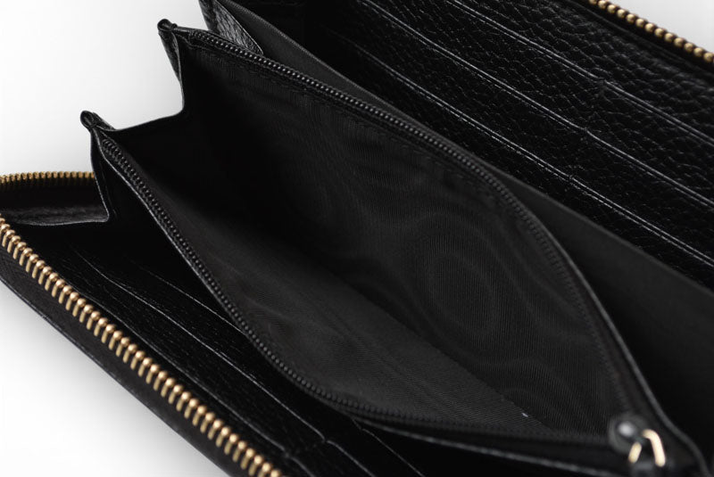 グッチ 財布 GUCCI 長財布/ソーホー インターロッキングG ブラック ラウンドファスナー 598187【中古】