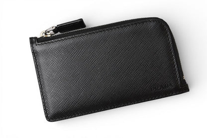 プラダ フラグメントケース PRADA カードケース/コインケース ロゴ レザー NERO/ブラック 2MC021【中古】