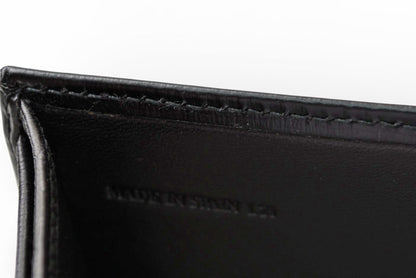 ロエベ 財布 未使用 LOEWE 二つ折り/折財布 アナグラム ブラック メンズ【中古】