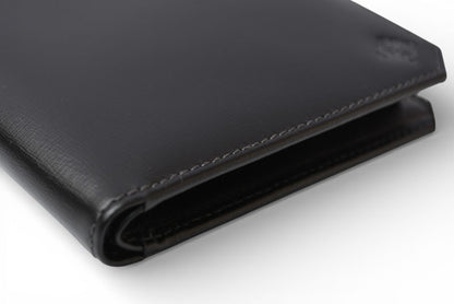 ロエベ 財布 未使用 LOEWE 二つ折り/折財布 アナグラム ブラック メンズ【中古】