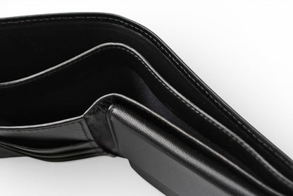 ロエベ 財布 未使用 LOEWE 二つ折り/折財布 アナグラム ブラック メンズ【中古】