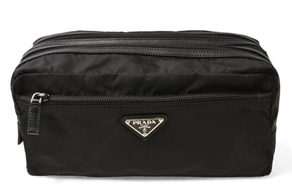 プラダ ポーチ/トラベルポーチ 2NA030 PRADA 小物入れ NERO/ブラック メンズ/レディース【中古】