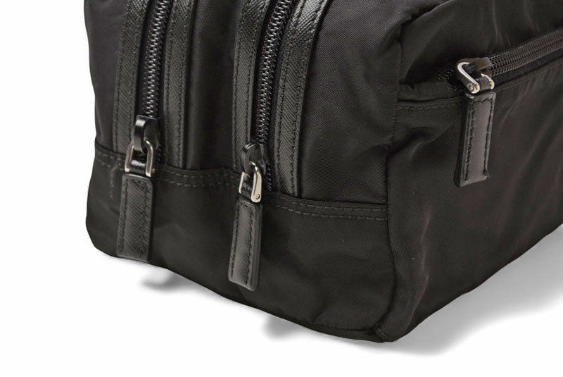プラダ ポーチ/トラベルポーチ 2NA030 PRADA 小物入れ NERO/ブラック メンズ/レディース【中古】