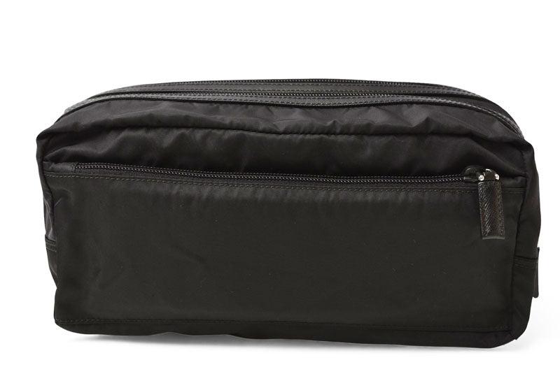プラダ ポーチ/トラベルポーチ 2NA030 PRADA 小物入れ NERO/ブラック メンズ/レディース【中古】