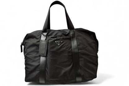 プラダ ショルダーバッグ PRADA ボストンバッグ/旅行カバン トラベル 2VC796 ブラック メンズ/レディース【中古】