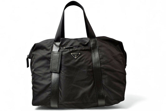 プラダ ショルダーバッグ PRADA ボストンバッグ/旅行カバン トラベル 2VC796 ブラック メンズ/レディース【中古】