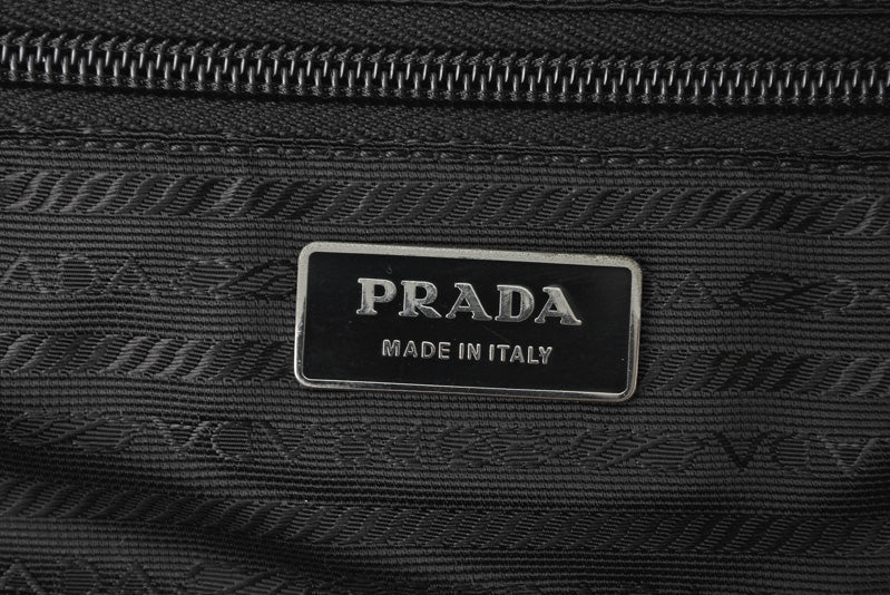 プラダ ショルダーバッグ PRADA ボストンバッグ/旅行カバン トラベル 2VC796 ブラック メンズ/レディース【中古】