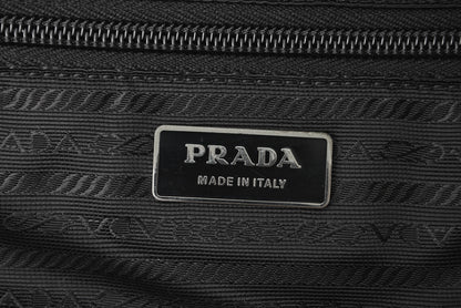 プラダ ショルダーバッグ PRADA ボストンバッグ/旅行カバン トラベル 2VC796 ブラック メンズ/レディース【中古】
