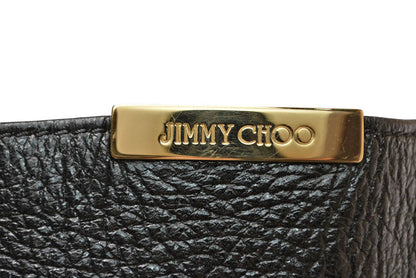 ジミーチュウ トートバッグ/ショルダーバッグ JIMMY CHOO 2wayチェーンバッグ パテントレザー ガンメタリック【中古】