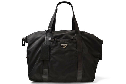 プラダ ショルダーバッグ PRADA ボストンバッグ/旅行カバン トラベル 2VC796 ブラック メンズ/レディース【中古】