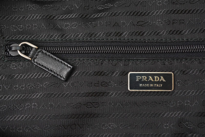プラダ ショルダーバッグ PRADA ボストンバッグ/旅行カバン トラベル 2VC796 ブラック メンズ/レディース【中古】
