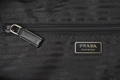 プラダ ショルダーバッグ PRADA ボストンバッグ/旅行カバン トラベル 2VC796 ブラック メンズ/レディース【中古】