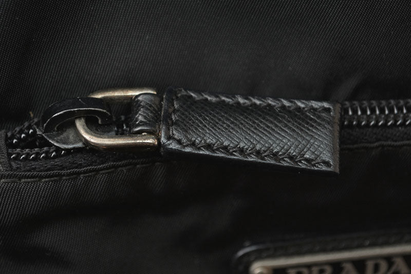 プラダ ショルダーバッグ PRADA ボストンバッグ/旅行カバン トラベル 2VC796 ブラック メンズ/レディース【中古】