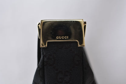 グッチ ショルダーバッグ ヴィンテージ GUCCI バッグ/肩掛け/クロスボディ GGキャンバス/ブラック 019.0433【中古】