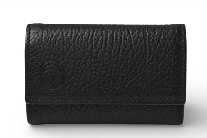 グッチ キーケース/キーホルダー GUCCI 6連 GG DEBOSSED 795336 AADD7 1000 ブラック【中古】