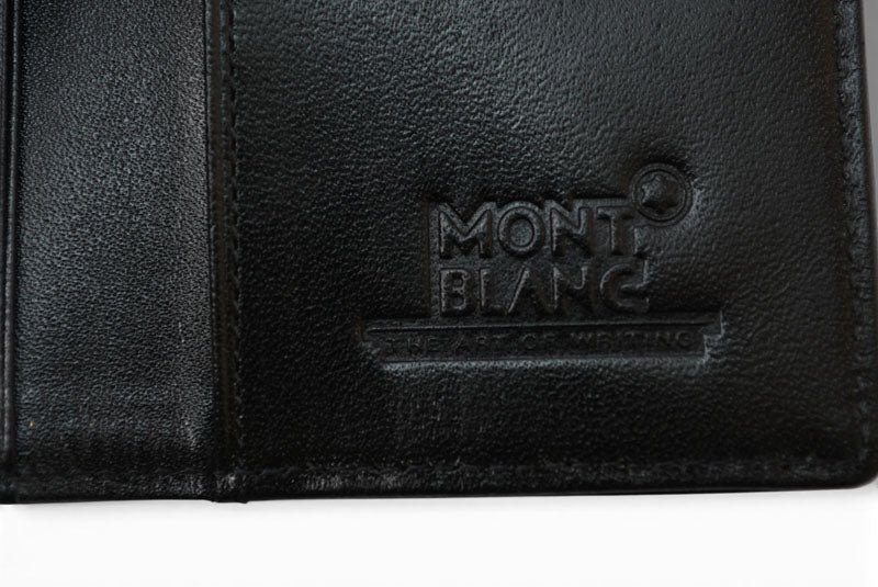 モンブラン キーケース/キーホルダー MONTBLANC 6連 ブラック/ゴールド【中古】