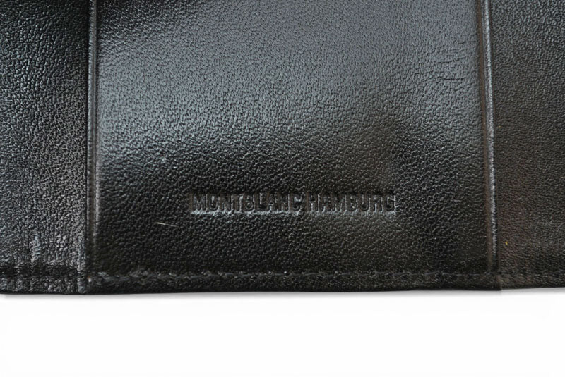 モンブラン キーケース/キーホルダー MONTBLANC 6連 ブラック/ゴールド【中古】